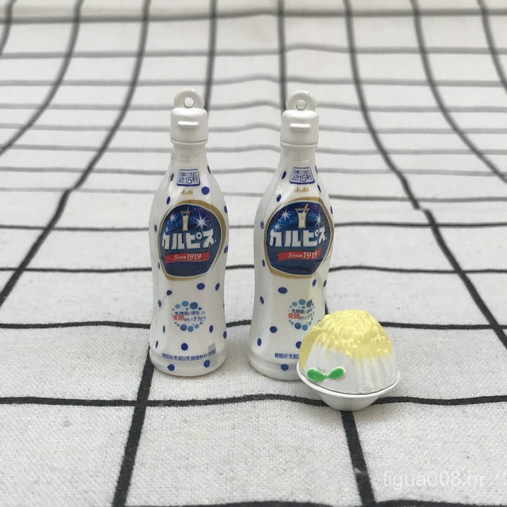 Produtos populares em grande quantidade: brinquedos de comida e bebida simulados, concentrado líquido de Calpis, pingent