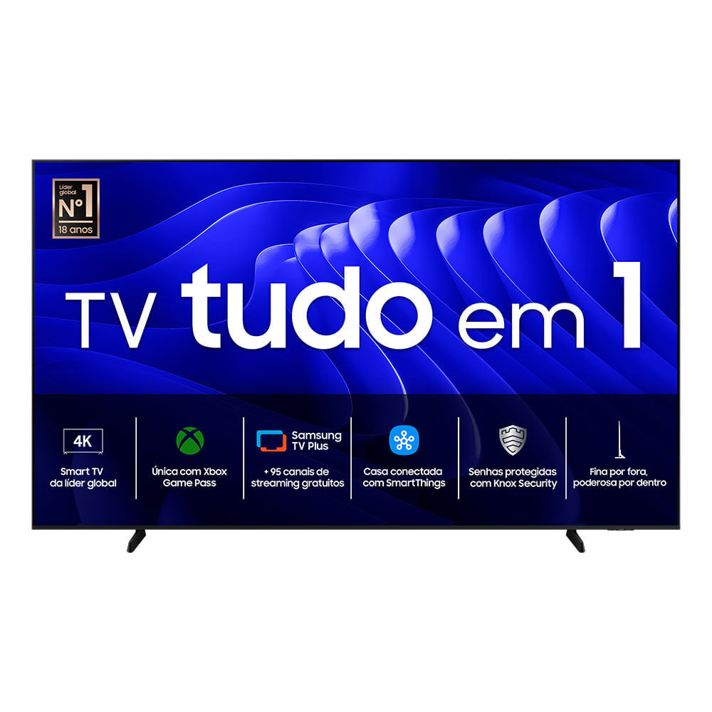 Samsung Smart Super Big TV 98" Crystal UHD 4K 98DU9000 2024, Processador Crystal