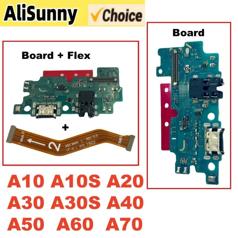 Porta De Carregamento Placa Principal Cabo Flexível Para Samsung A10 A10S A20 A20S A30 A30S A40 A50 A60 A70 USB Doca Con
