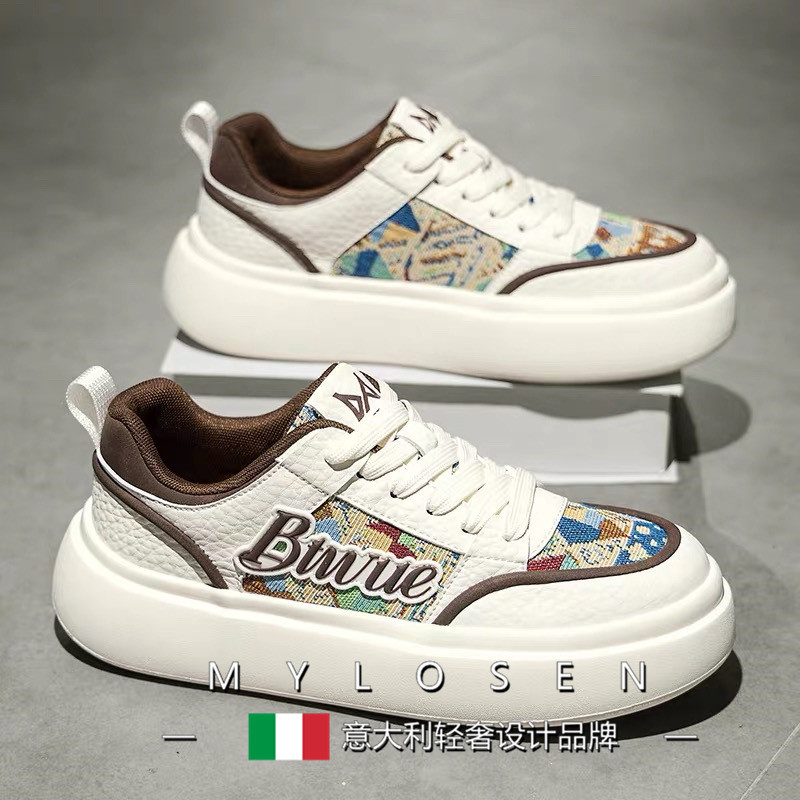 Milosen sapatos masculinos 2026 novo estilo verão respirável camuflagem sapatos de lona tênis casuais masculinos sapatos