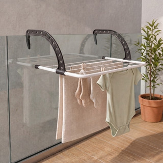 Varal Para Parede Portátil E Retrátil Apartamento Sacada Secador De Roupas - Kaziva · foto 2