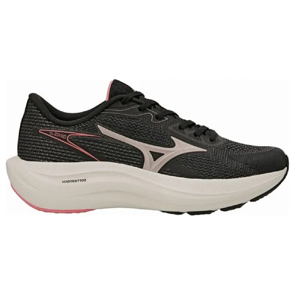 Tênis Mizuno Virtue 2 - Feminino - Preto-Rosa