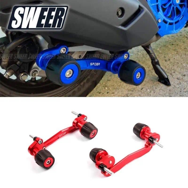 Bola De Proteção Contra Queda De Tubo De Escape De Motocicleta Modificada Para YAMAHA XMAX300 NVX HONDA FORZA350 Acessór
