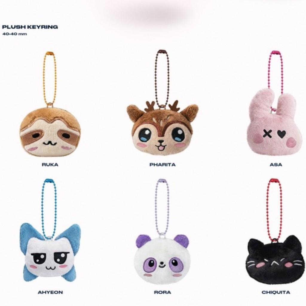 Chaveiro de pelúcia do ídolo de Kpop BABYMONSTER