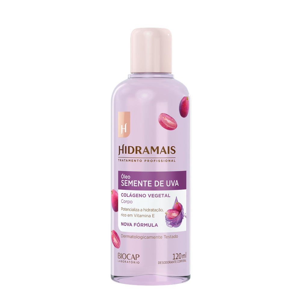 Óleo Corporal Semente de Uva e Colágeno Hidramais 120ml