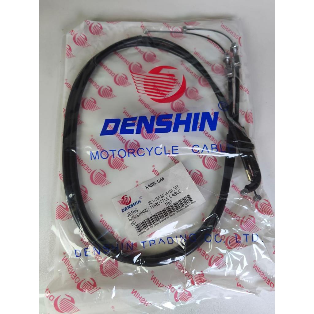 Conjunto De Cabos De Gás KLX150 | KLX 150 Para Baixo Denshin