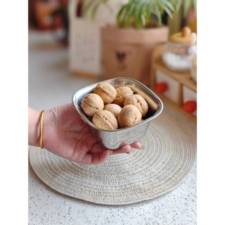 Estilo próprio 304 tigela pequena de aço inoxidável tigela profunda tigela de salada de frutas pratos laterais criativos