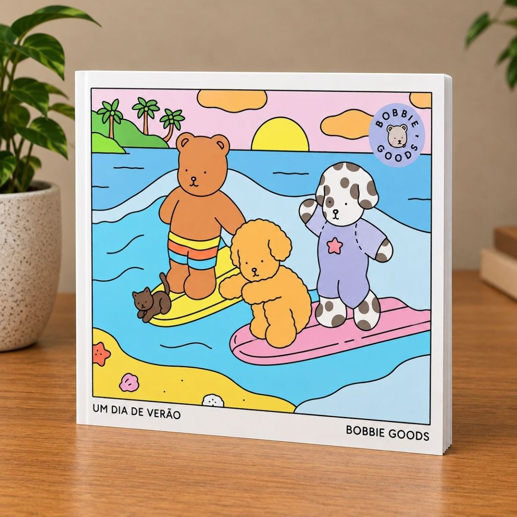 Um dia de verão | Livro de colorir oficial Bobbie Goods · foto 2