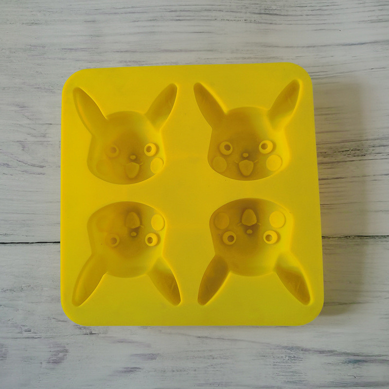 Forma de silicone para bolo em formato de colina com 4 cavidades, forma para mousse francesa, forma para sorvete, forma 