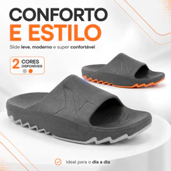 Chinelo Masculino Slide em EVA Confortavel Ideal Para Usar no Verao com Muito Estilo e Conforto