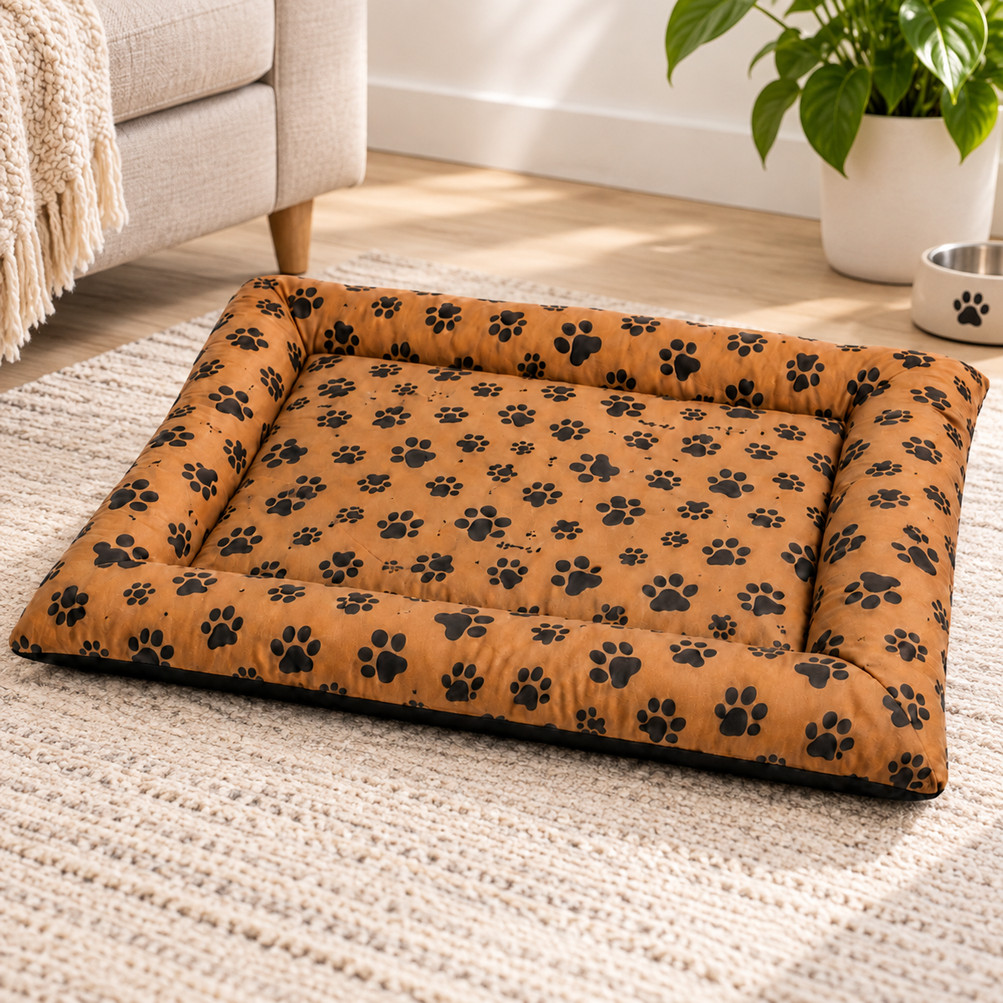 Cama De Cachorro Colchonete Com Bordas Centro Em Espuma D23 Para Cachorro E Gato P M G GG