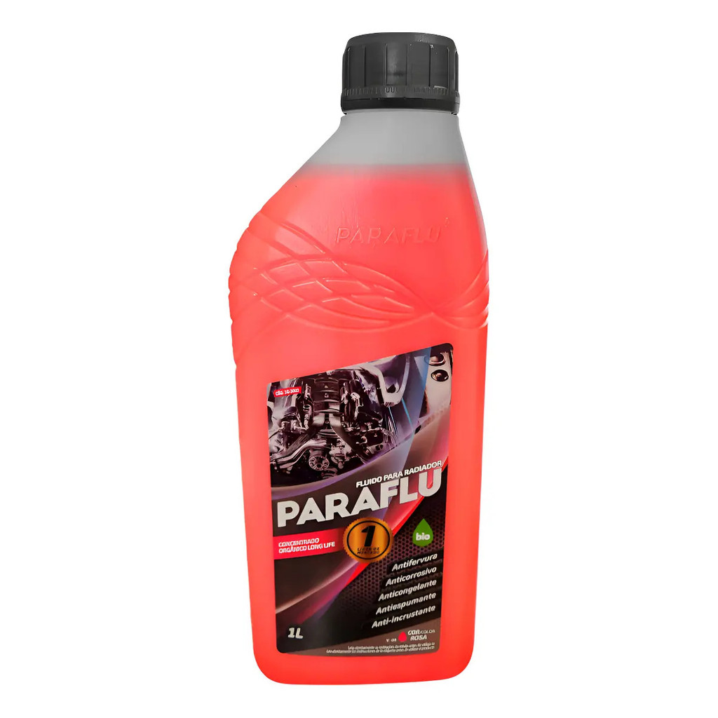 Aditivo Radiador Paraflu Rosa (Concentrado) Orgânico Long Life 1L 103001 Top