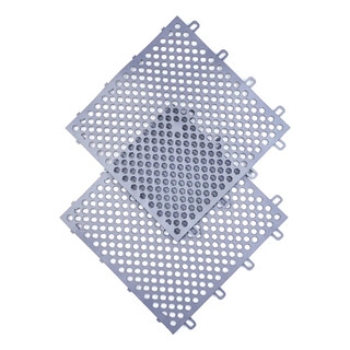 Kit 18 Pisos Modulares Antiderrapantes Para Sauna Banheiro