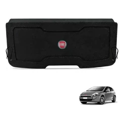 Tampão Porta Malas Bagagito Fiat Punto 2007-2017 Preto Com Cordinhas Furação Para Falante