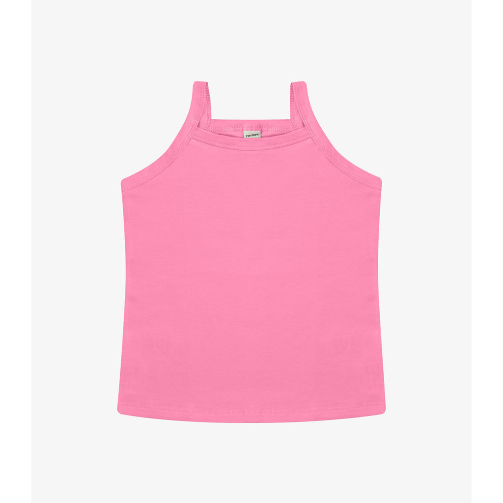 Regata De Alça Infantil Feminina Rovi Kids Rosa