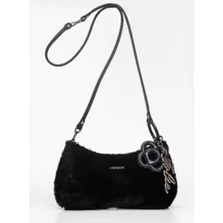 Bolsa Petite Jolie Icon Fur Bag Preto PJ11369