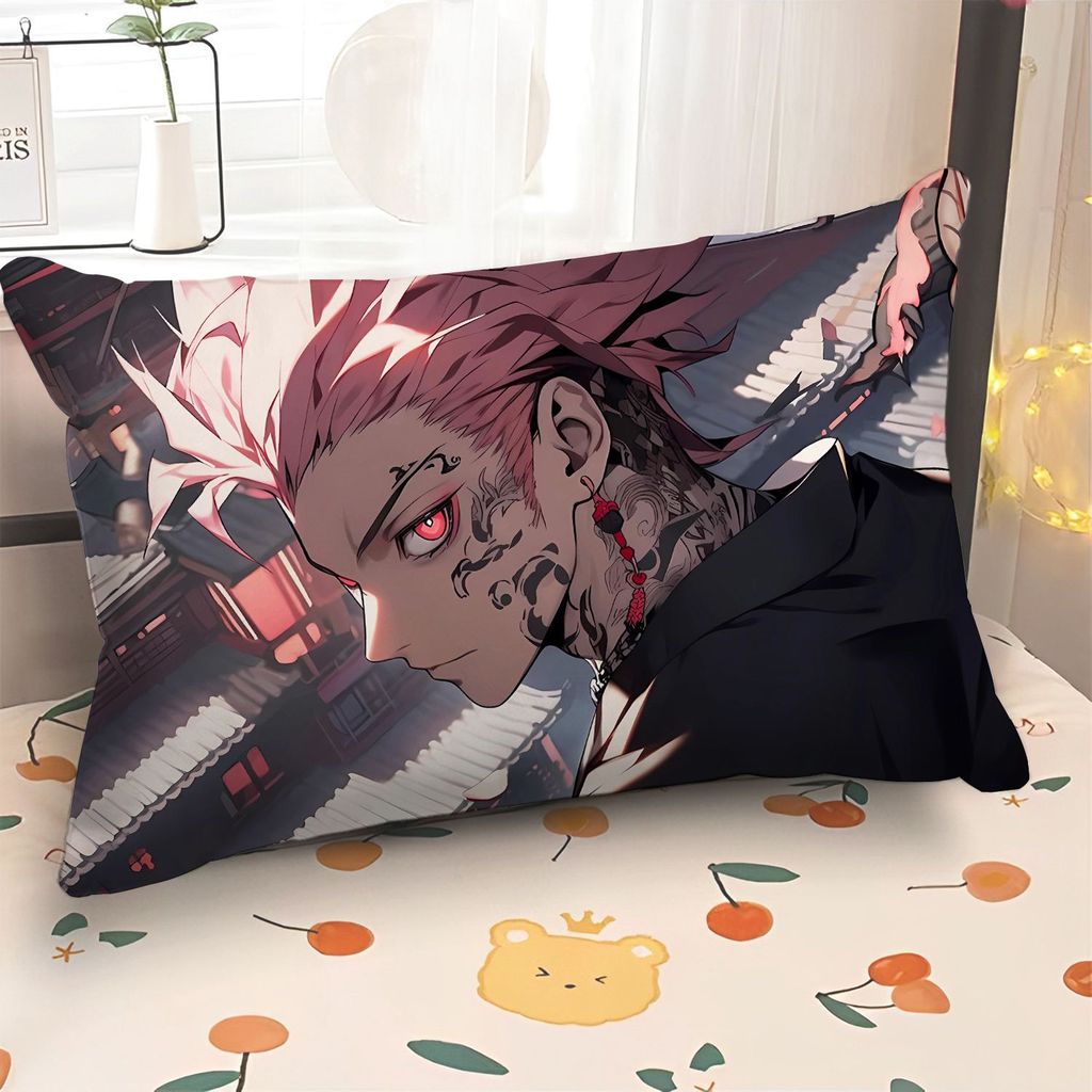 Feitiço de volta à batalha travesseiro Anime bidimensional Gojo Go bonito travesseiro sofá cabeceira estudante Nap trave