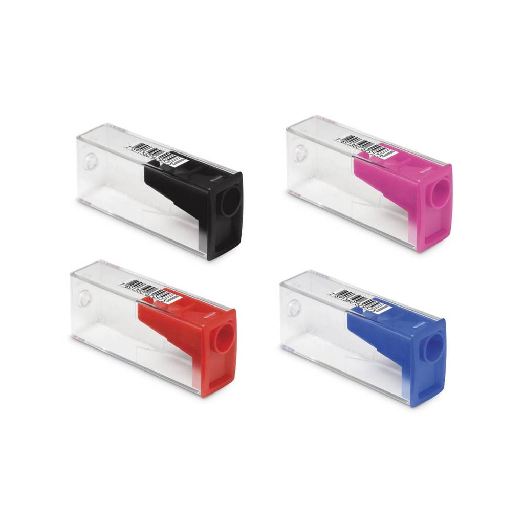 Apontador com coletor plástico 125LVZF Faber-Castell