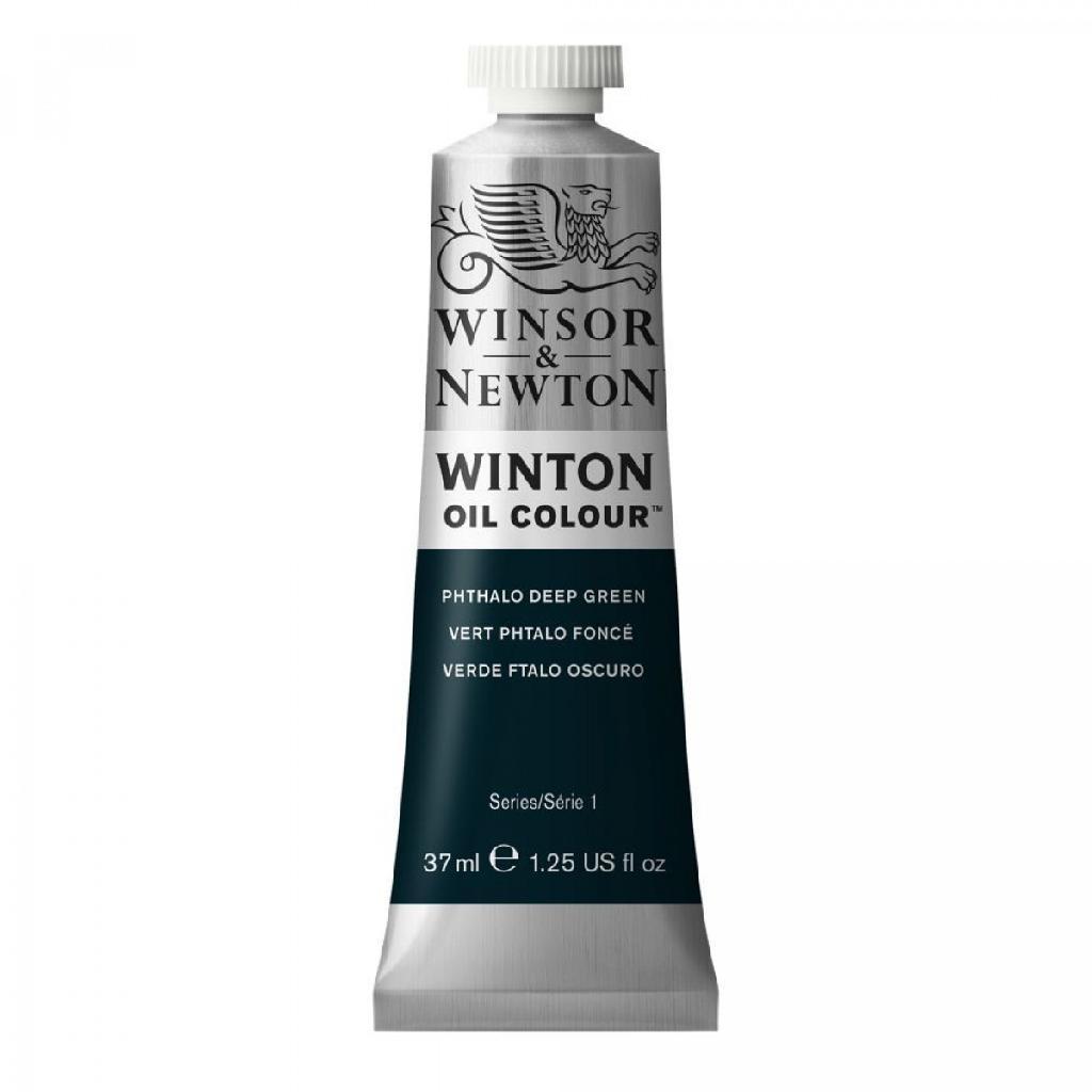 Tinta Óleo Winton 37ml Winsor Newton 048 Phthalo Deep Green