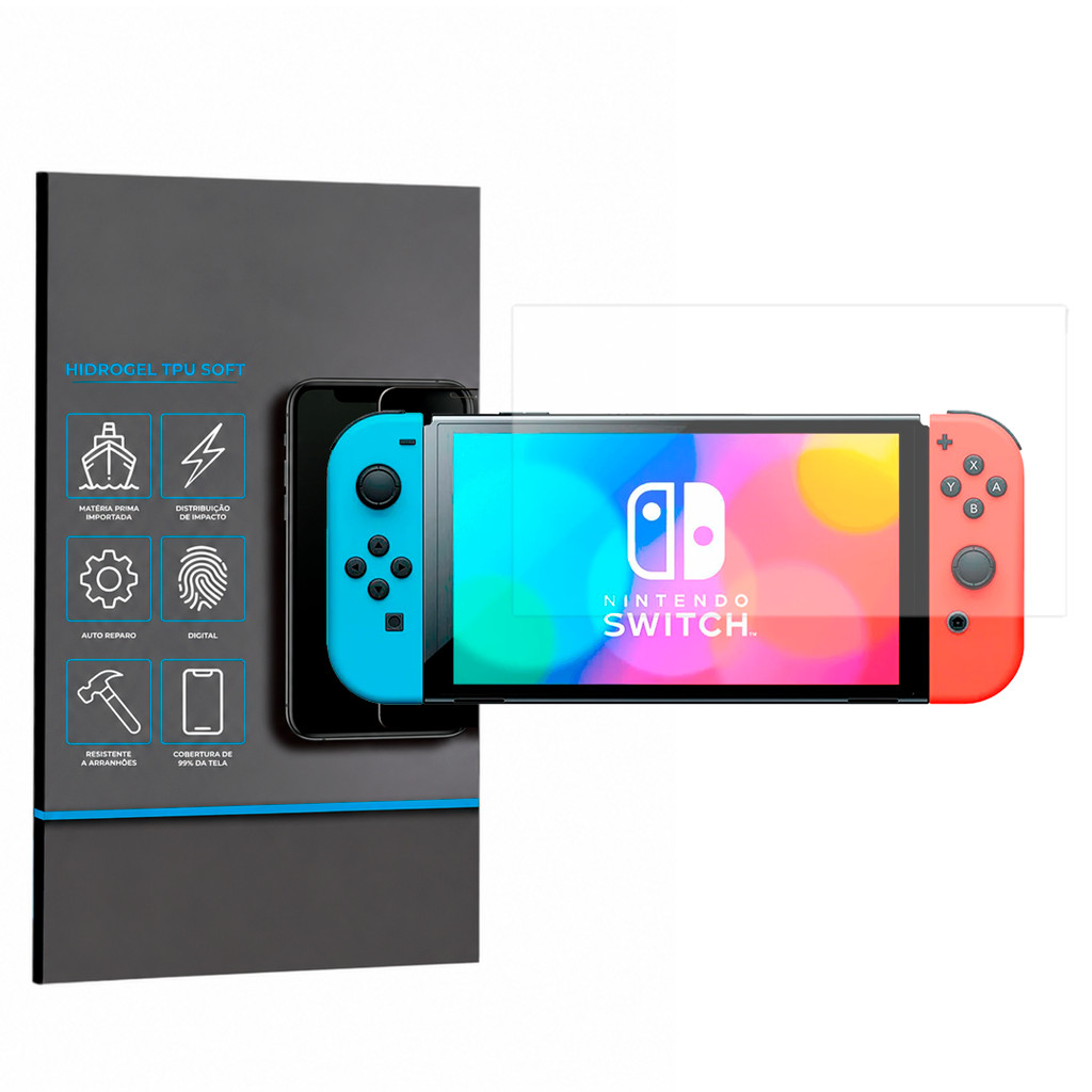 Película Hidrogel HD Frontal Para Video Game Nintendo Switch OLED