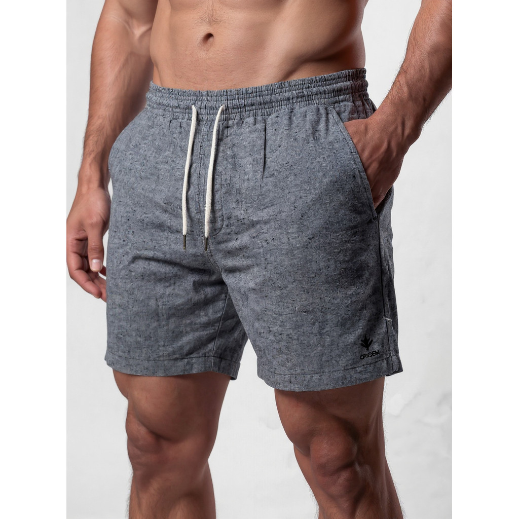 Kit 2 Bermudas Masculinas Linho Elastano Praiana Confortável Verão — Mimoê