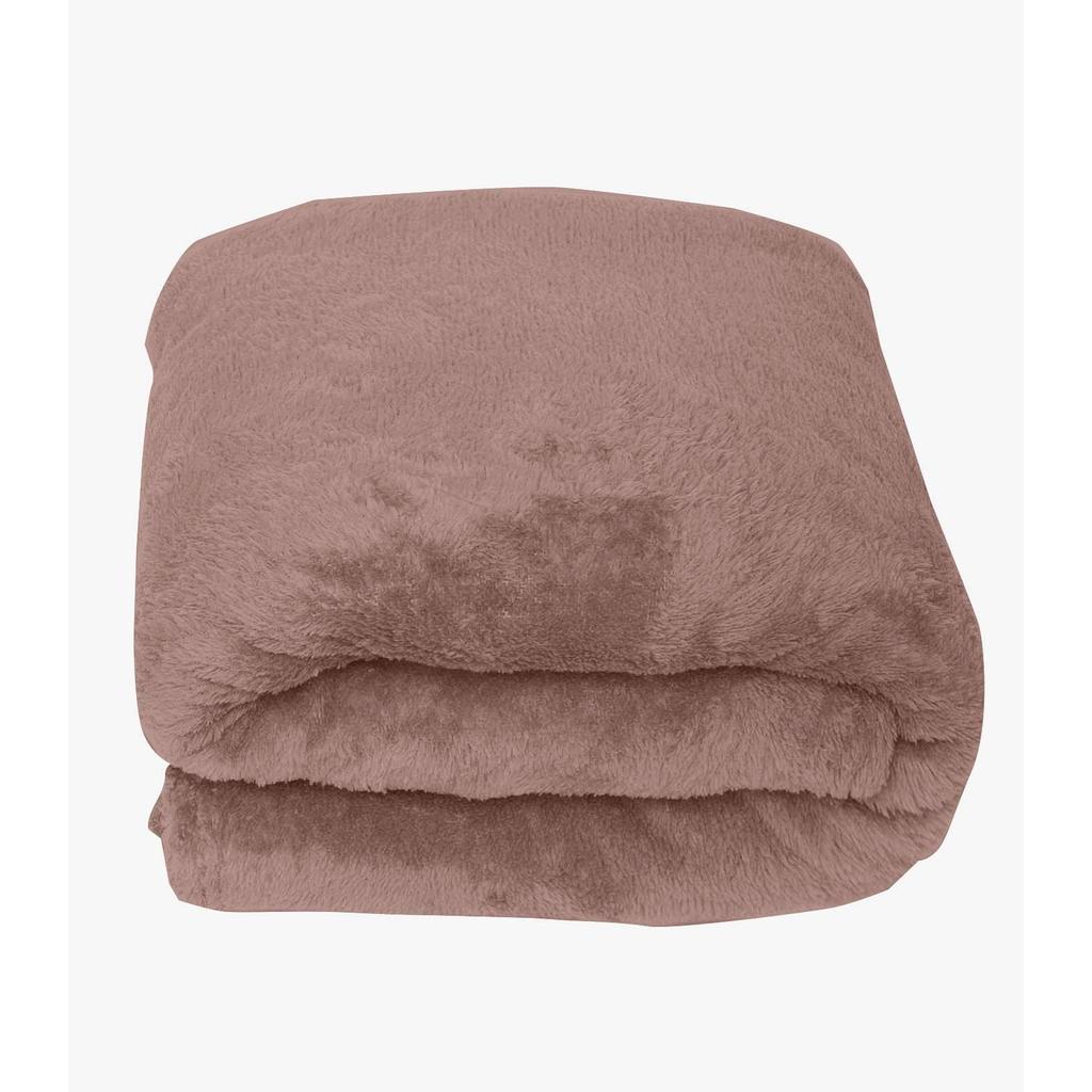 Manta De Microfibra Lisa Solteiro Rovitex Home Rosa