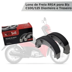 Lona de Freio RR14 para Biz C100/125 Bros 125/150