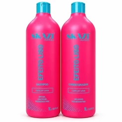 Kit Skazi Vegano Shampoo E Condicionador Efeito Liso 1 Litro