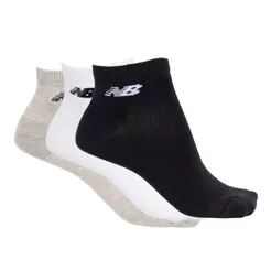 Meia Unissex New Balance Kit 3 Pares Cano Curto Multicolor