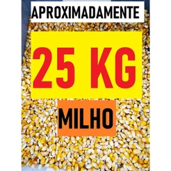 SACO MILHO ATÉ 25 KG - PARA GALINHA, PORCO, PATO, GANSO, CAVALO, PASSAROS