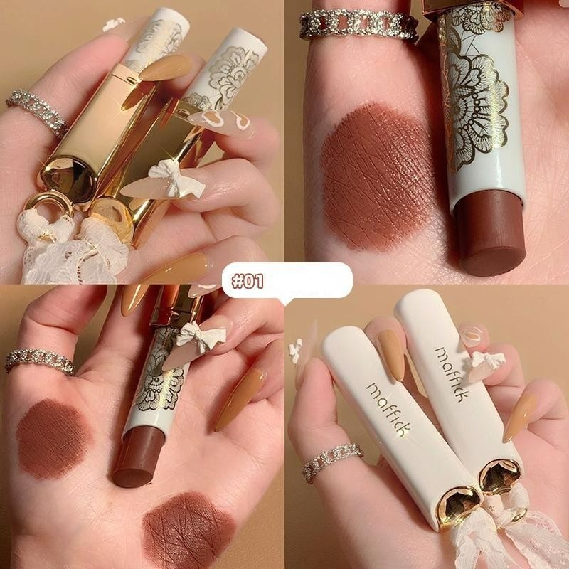Velvet Matte Lip Gloss Antiaderente Pigmento Labial À Prova De Manchas Batom Líquido Sem Desbotamento