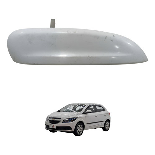 Maçaneta Externa Porta Traseira Direita Chevrolet Onix 2016 Branco Traseira