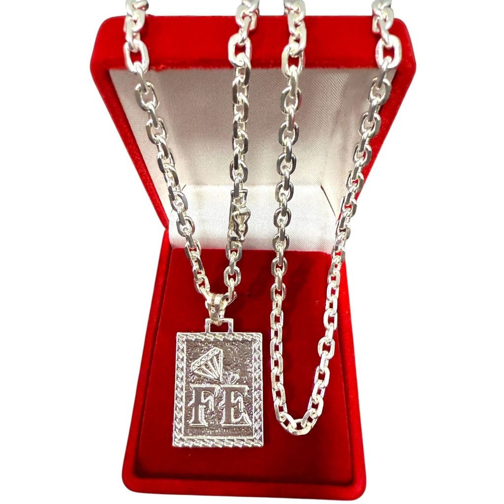 colar Cordão Cadeado Masculino 4 mm a Prata Legitima 925 Antialérgico - 70 cm em Oferta na Shopee