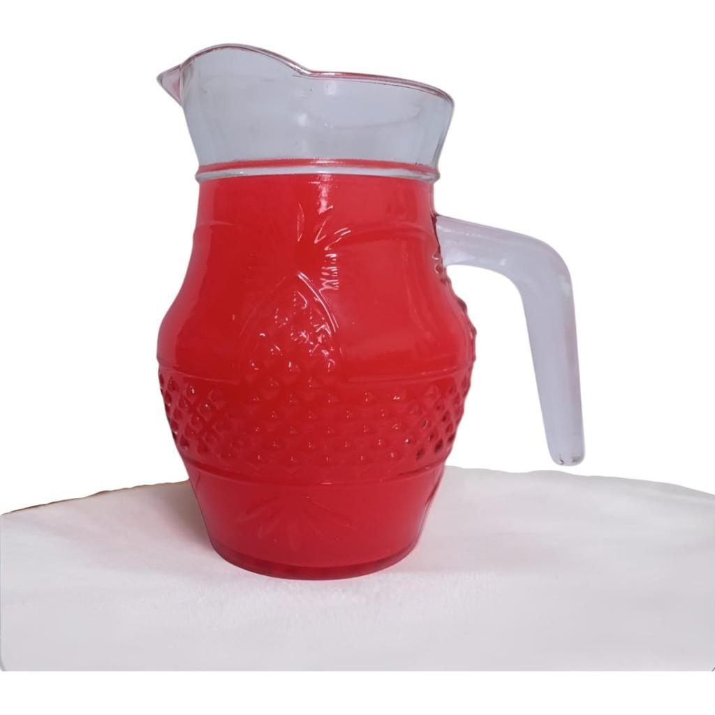 Jarra De Vidro Estampada Abacaxi 500ml