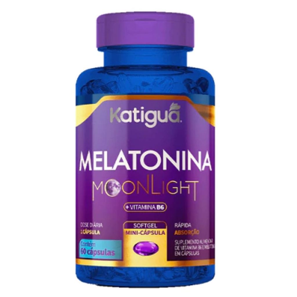 Melatonina Moonlight - 60 Cápsulas - Katiguá