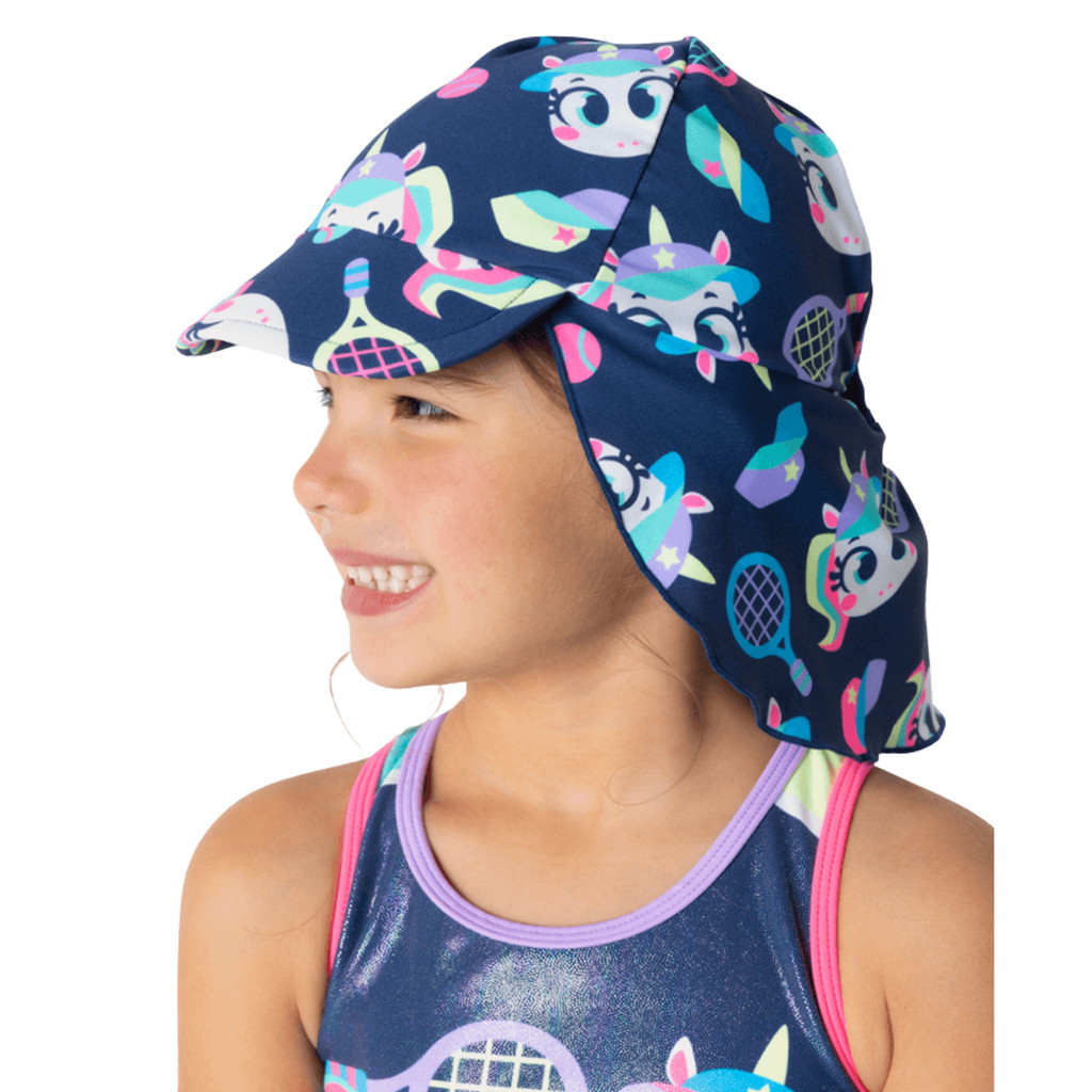 Boné infantil menina, chapéu de sol, proteção solar infantil, verão, unicórnio, Puket original