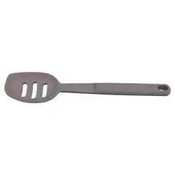 Colher para Servir Vazada de Silicone Softta Cinza Tramontina - 25853160