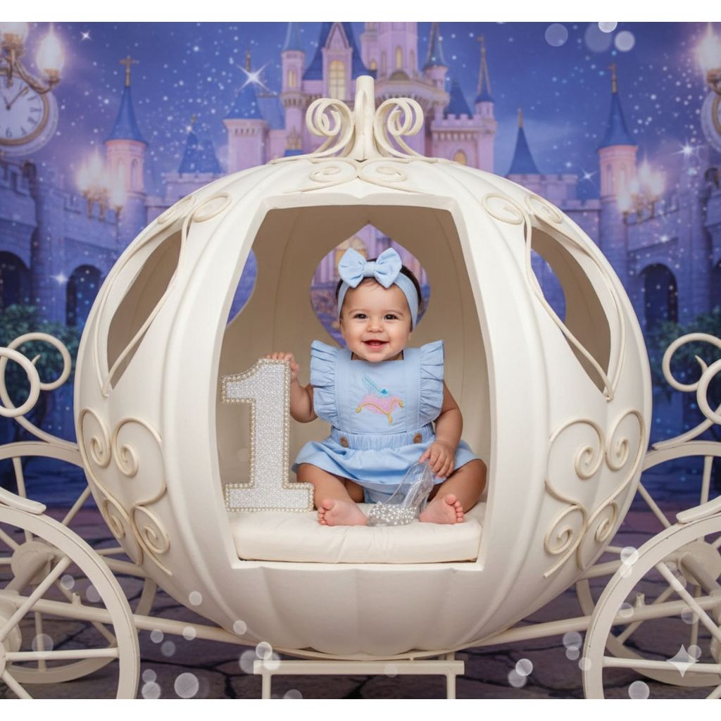 Romper Cinderela - Roupa Cinderela