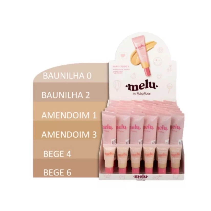 BASE LIQUIDA MELU RUBY ROSE HB8055 VENC 2028