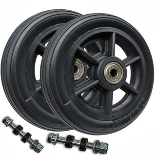 Roda Dianteira aro 5 Maciça Preta ( PAR ) em Oferta na Shopee