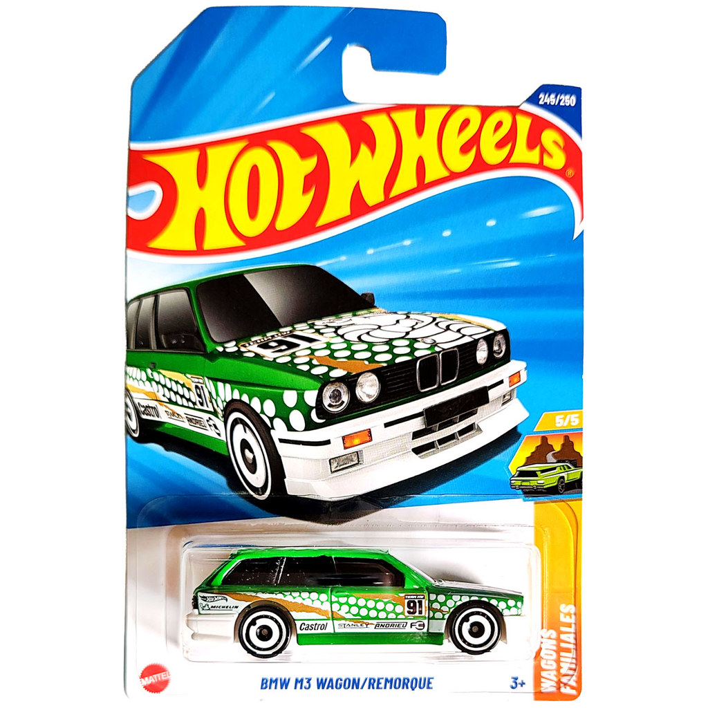 Hot Wheels Básico Mattel Wagons BMW M3 Wagon (Lote P - 2025)