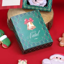 20 CARTÃO P/ BISCOITOS NATAL VINTAGE 5091 ( JANGO NATAL 2025 )
