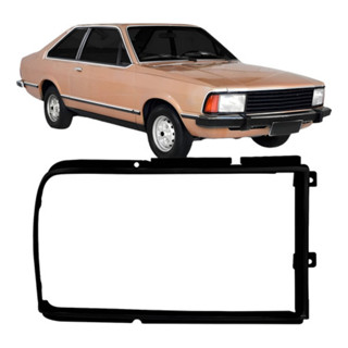 Aro Moldura Farol Corcel Ii 1978 79 80 81 82 83 1984 Preto em Oferta na Shopee