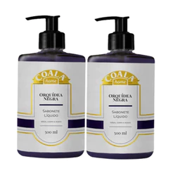 KIT C/2 SABONETE LÍQUIDO COALA ORQUÍDEA NEGRA 500ML