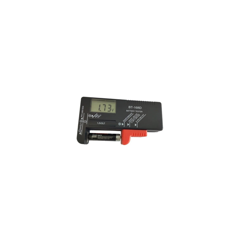 Testador Medidor Digital De Pilha E Bateria Bt168d
