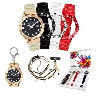 Relógio Champion Troca Pulseiras CP31901H Prova D'Água 100m em Oferta na Shopee