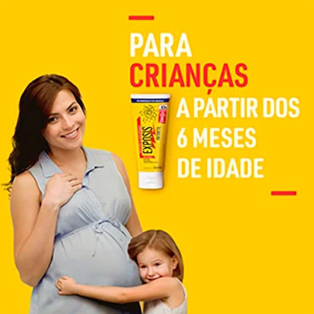 Detalhes do Repelente Exposis Infantil Sem Perfume Gel com 100ml