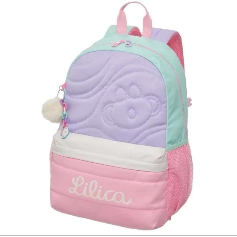 KIT MOCHILA COSTAS LANCHEIRA ESTOJO  LILICA RIPILICA LOVIT CRE
