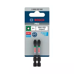 Jogo De Bits Bosch Pro Pozidriv Pz2 Impact 55mm 2Un
