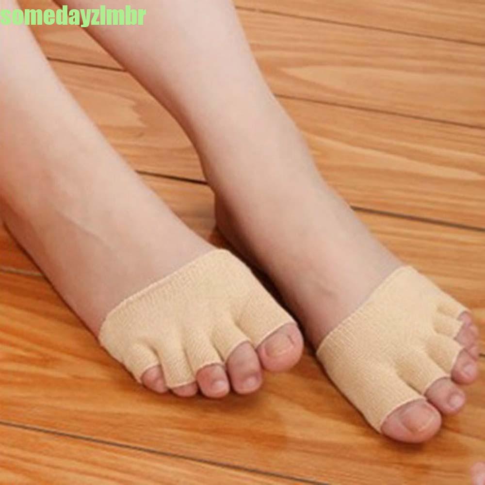 SOMEDAYZL0M Meias De Cinco Dedos 1 Par De Ferramentas Para Cuidados Com Os Pés Corretor Elástico De Dos